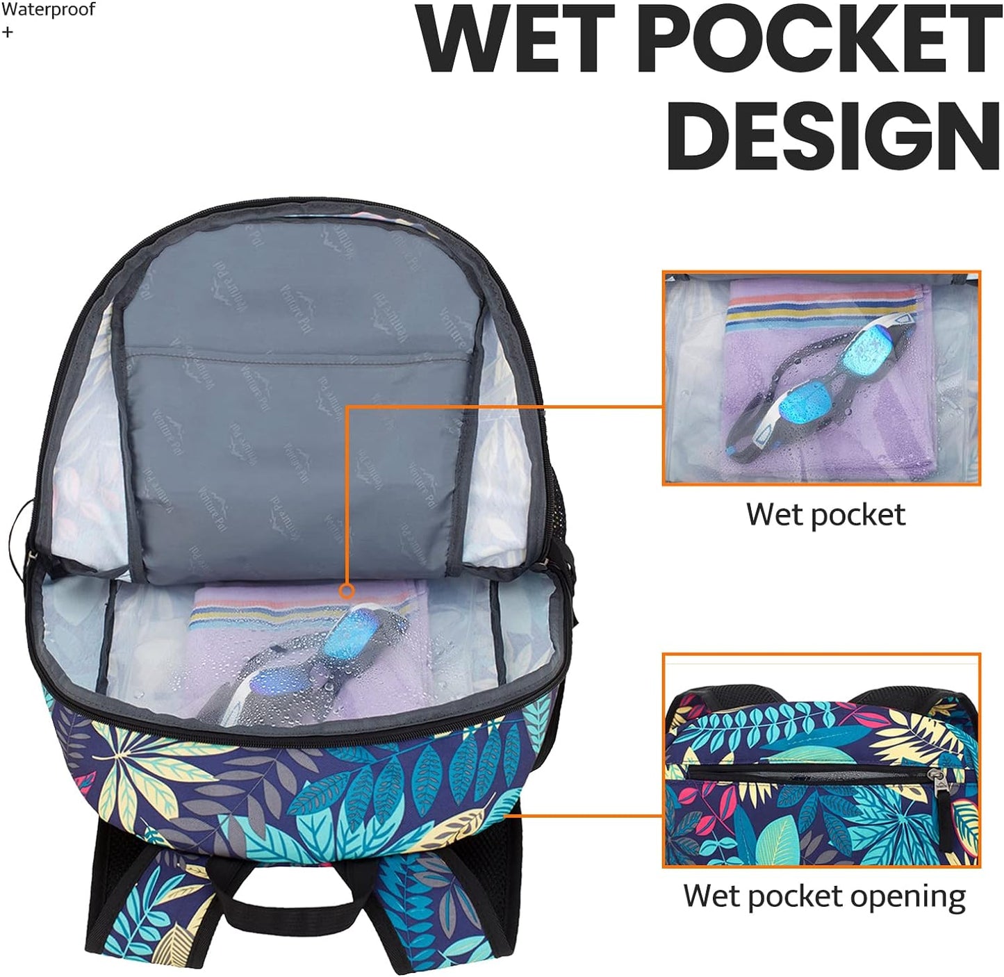 40L Lightweight Packable Travel Hiking Backpack Daypack