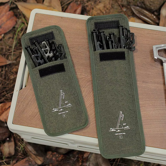 Outdoor Ground Nail Bag Camping Kit Multifunctional Bag Oxford Cloth Camping Nail Bag Camping Accessories