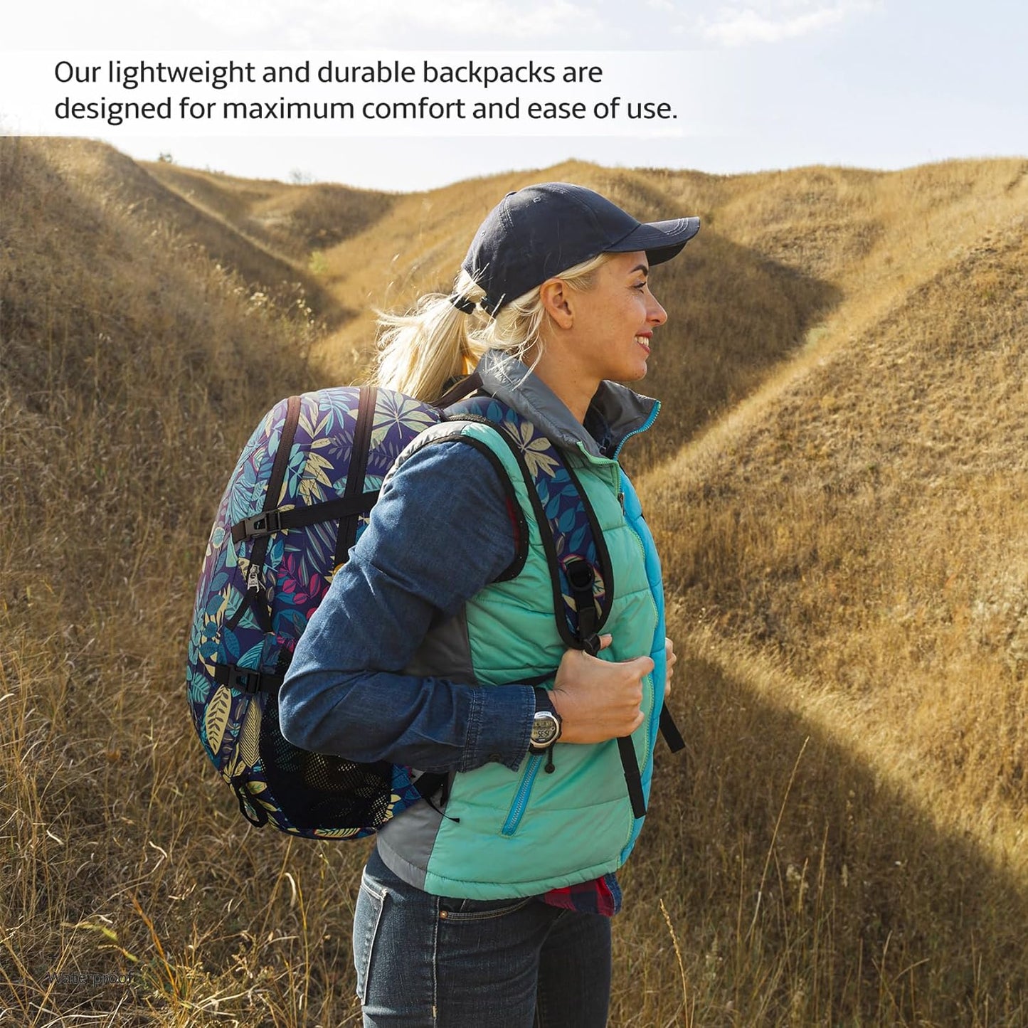 40L Lightweight Packable Travel Hiking Backpack Daypack
